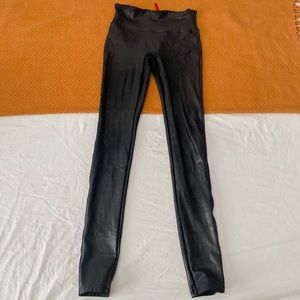Spanx faux leather leggings